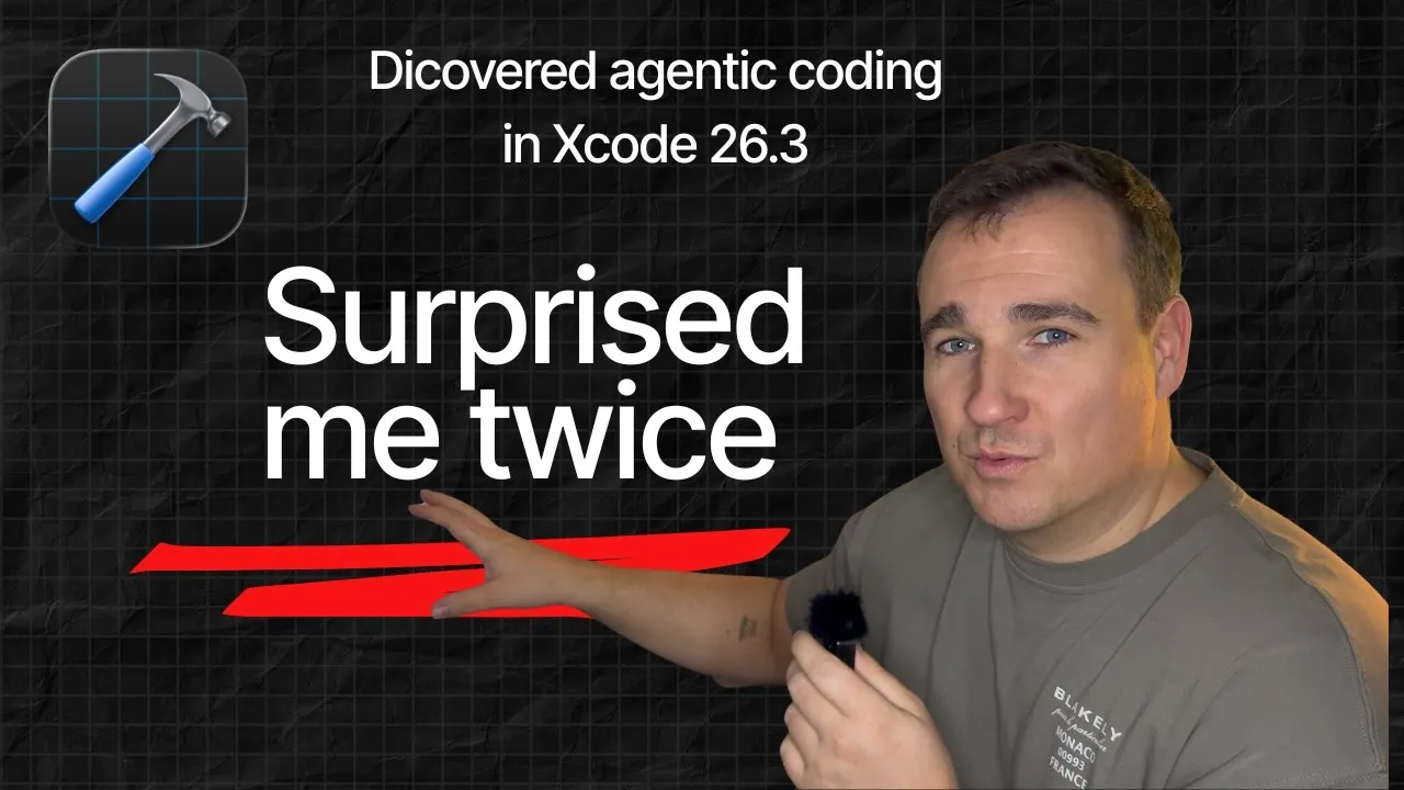 Discovered Agentic Coding in Xcode 26.3, Surprised Me Twice